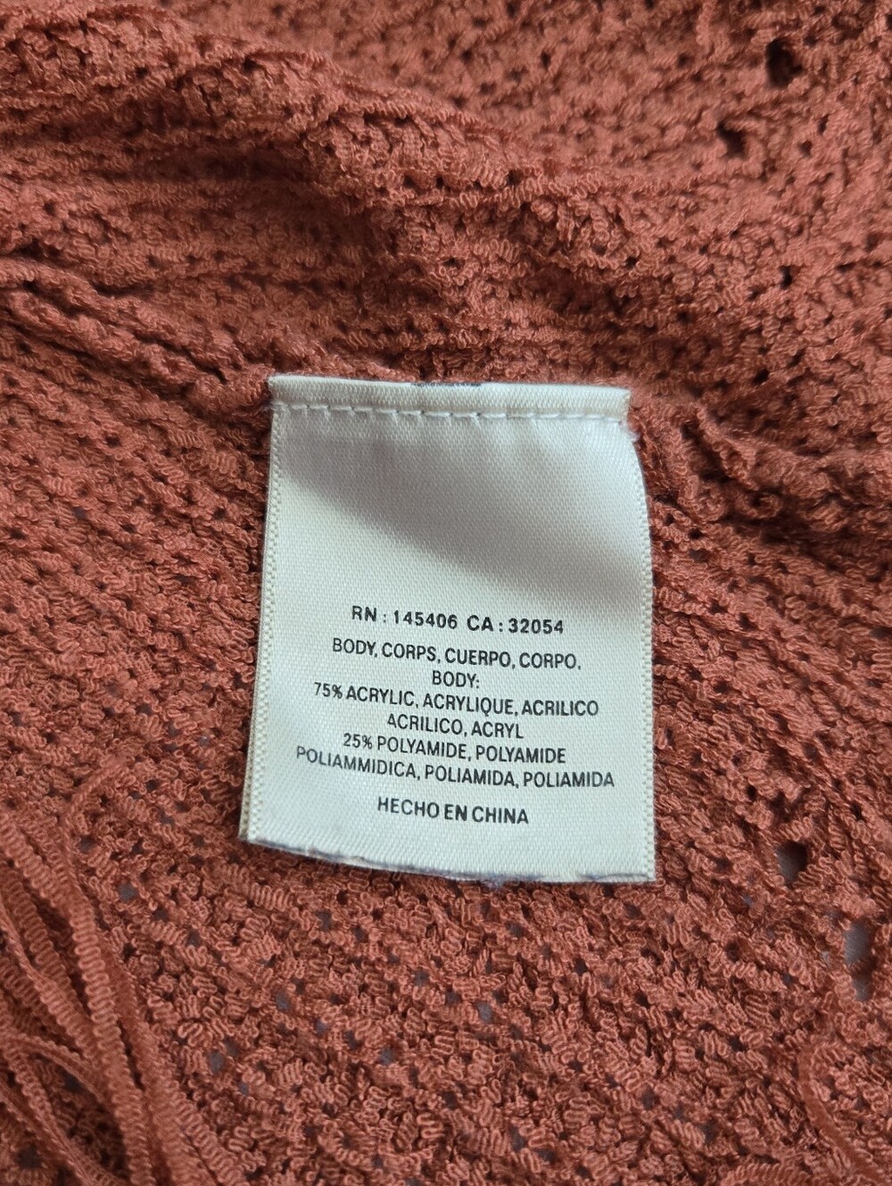 Anthropologie Pepin Rust Fringe Knit Tank - Picture 8 of 9